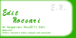 edit mocsari business card